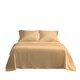 image 1 of Microfibre Soft Touch Flat Sheet Plain Dyed Bed Linen Brown | Brown | Latte | Super King