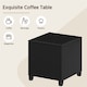 image 5 of Yaheetech 3-Piece Wicker Patio Bistro Set-Black&Grey | Multi | Black&Grey