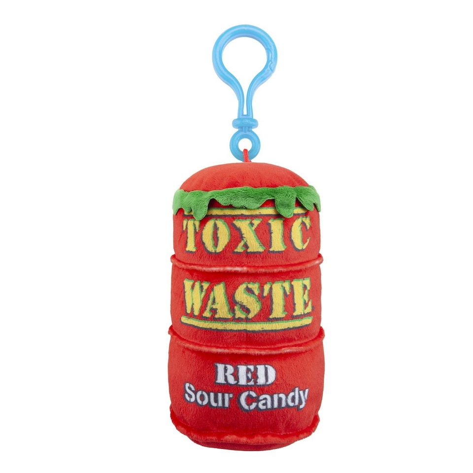 image 1 of Toxic WasteRed Sour Candy Soft Toy Candy Inspired Plush Cuddly 15cm Red