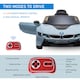 image 4 of HOMCOM Licensed BMW I8 Coupe Kids Ride-On Car 6V w/ Remote Lights Horn Music
