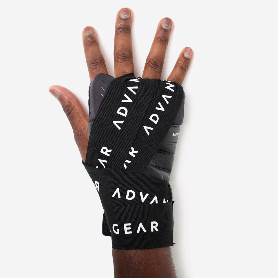 image 1 of Decathlon Boxing Liner Gloves 500 Ergo - Black