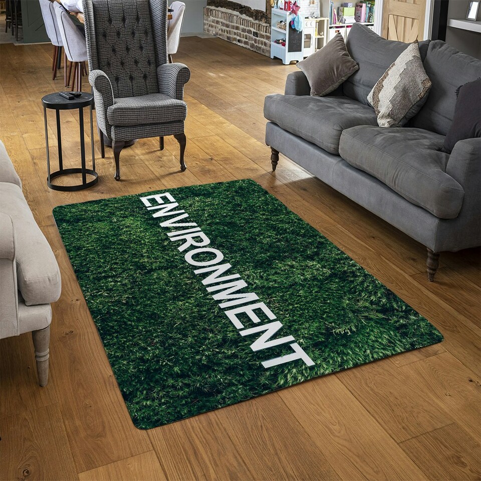 image 1 of Wellness Environment (Rug) Green | L