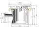 image 3 of Balterley Resin Shower Tray Mega Flow Waste with Trap & Domed Cap, Fast Flow Design | White | White | 1