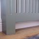 image 6 of Vida Designs Chelsea Radiator Cover Painted MDF Slatted Cabinet, Grey, 172cm