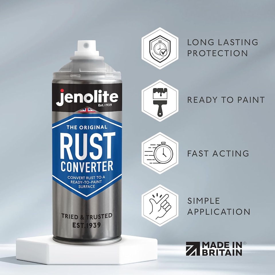 image 1 of Jenolite Rust Converter Spray - 400ml - 3-Pack