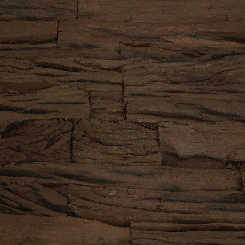 image 1 of Interiors by Premier Natural Coffee Table With Cross Base Brown