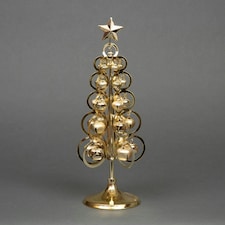 16.5" Gold Decorated Tabletop Tree
