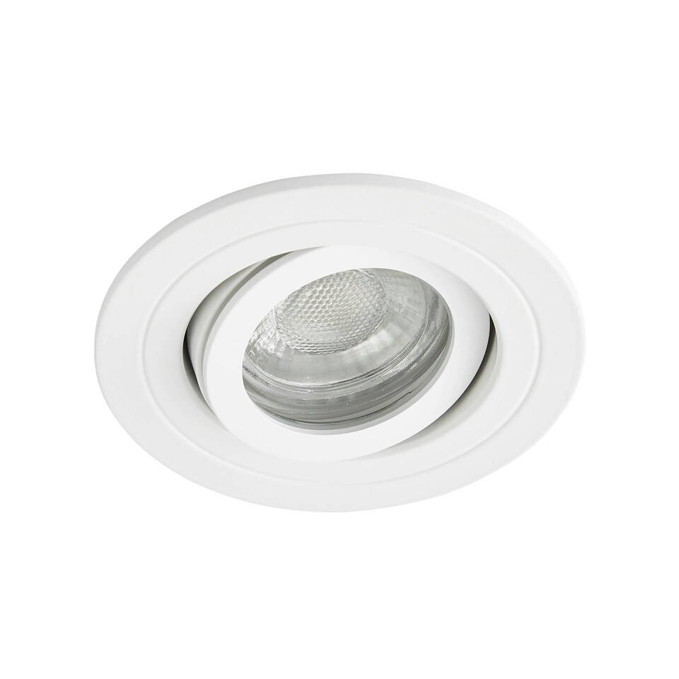 image 1 of BHS Fion Circular IP65 Tiltable Downlight | White | Matte White | 1