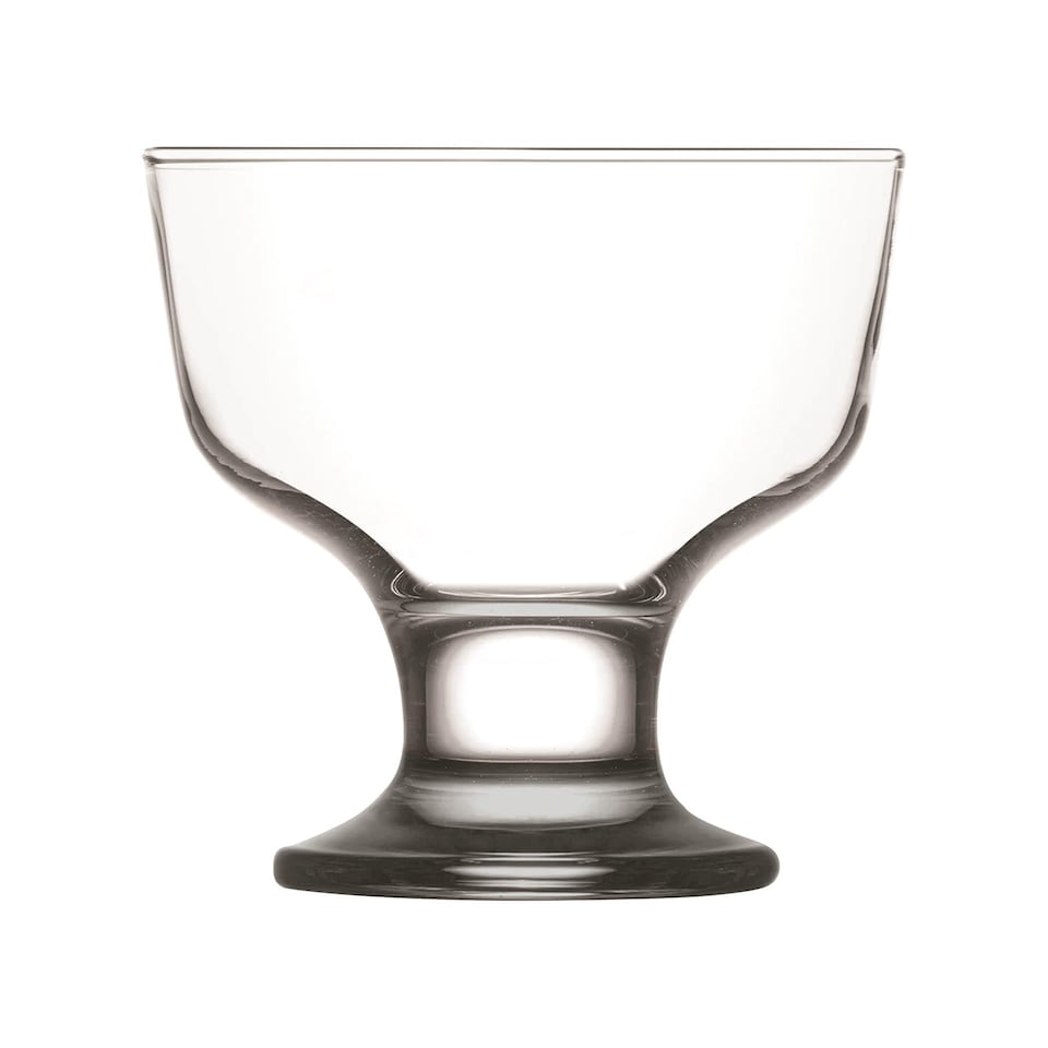 image 1 of LAV Destina Glass Ice Cream Bowls - 285ml - Pack of 6 | Clear | Clear