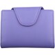 image 1 of Slim Line Genuine Soft Leather RFID Protected Credit Card Holder Purse Purple | Violet