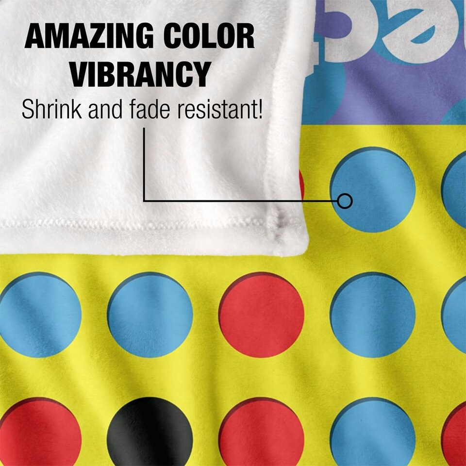 image 1 of Connect Four Game Scene Blanket - Multicoloured - One Size