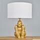 image 2 of ValueLights Gus Gorilla Gold Table Lamp