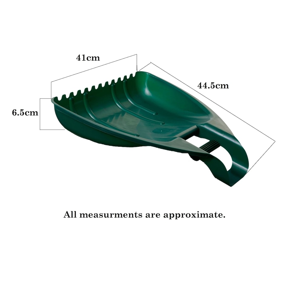 image 1 of Garden Leaf Grabber Scoops  Large Heavy Duty Green Debris Scoops With Handles | Green | Green | 1