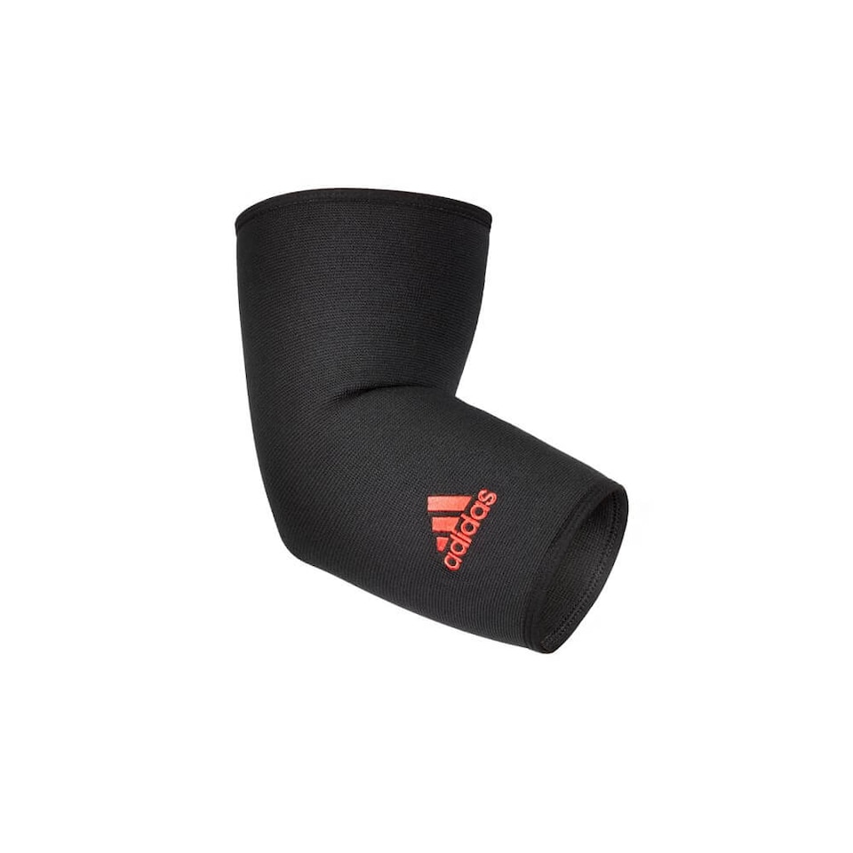 image 1 of Adidas Elbow Support, Size S, Black (Elasticated Nylon Blend) | Black | Black | S
