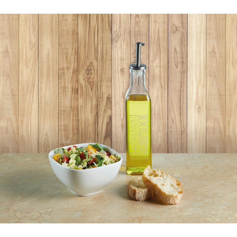 image 1 of KitchenCraft Oil Vinegar Bottle Clear Glass 270ml