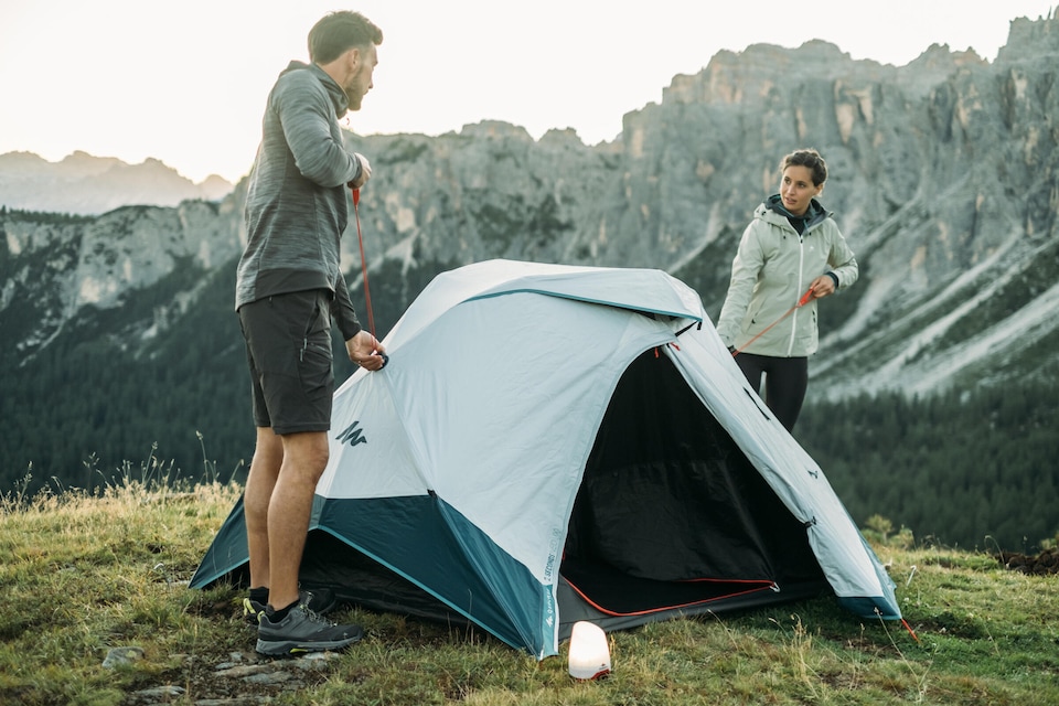 image 1 of Decathlon Instant 2-person camping tent, 2 Seconds Easy Fresh & Black