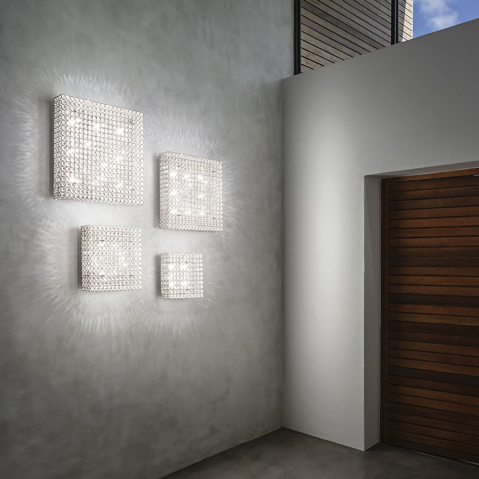 image 1 of Admiral  4 Light Small Square Ceiling Flush Light Chrome, G9