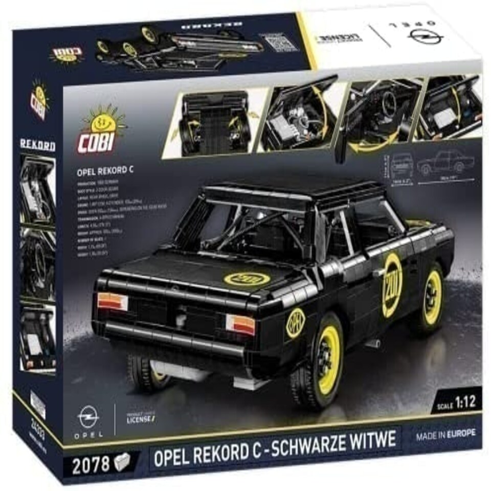 image 1 of Cobi - Youngtimer - OPEL RECORD C-SCHWARZE 2,078 pieces