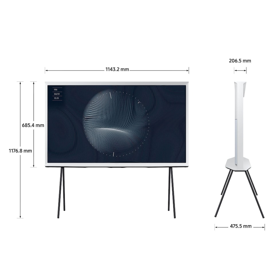 image 1 of Samsung 50 inch The Serif Smart 4K HDR QLED TV - QE50LS01DA