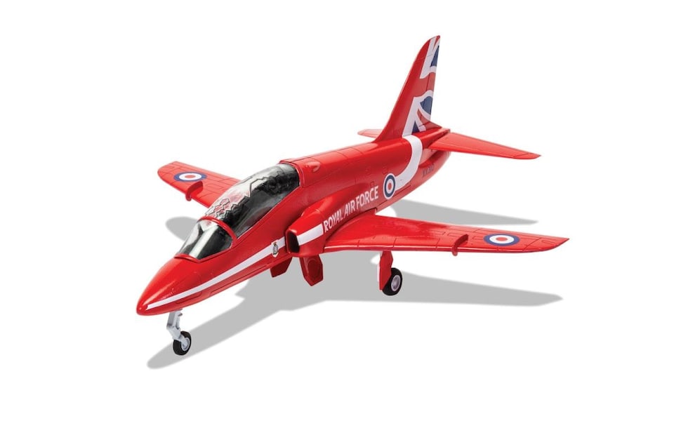 image 1 of Airfix British RAF Red Arrows Hawk Starter Set (1:72 Scale)