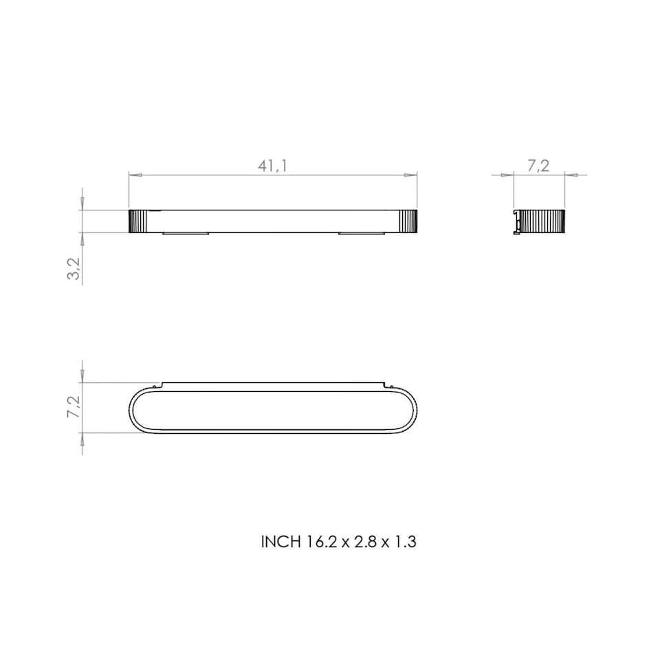 image 1 of COSMIC Towel ring 24cm, Wall Mounted Matt Black Compatible with ALIFE Collection