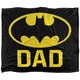 image 2 of Batman Dad Logo Blanket | Multi | Multicoloured | One Size | 1