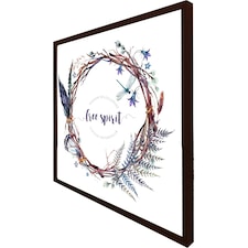 Watercolour boho wreath (Picture Frame) Brown | XL