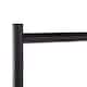 image 3 of Oypla 6ft Garment Clothes Rail Super Heavy Duty All Metal Black Black | One Size