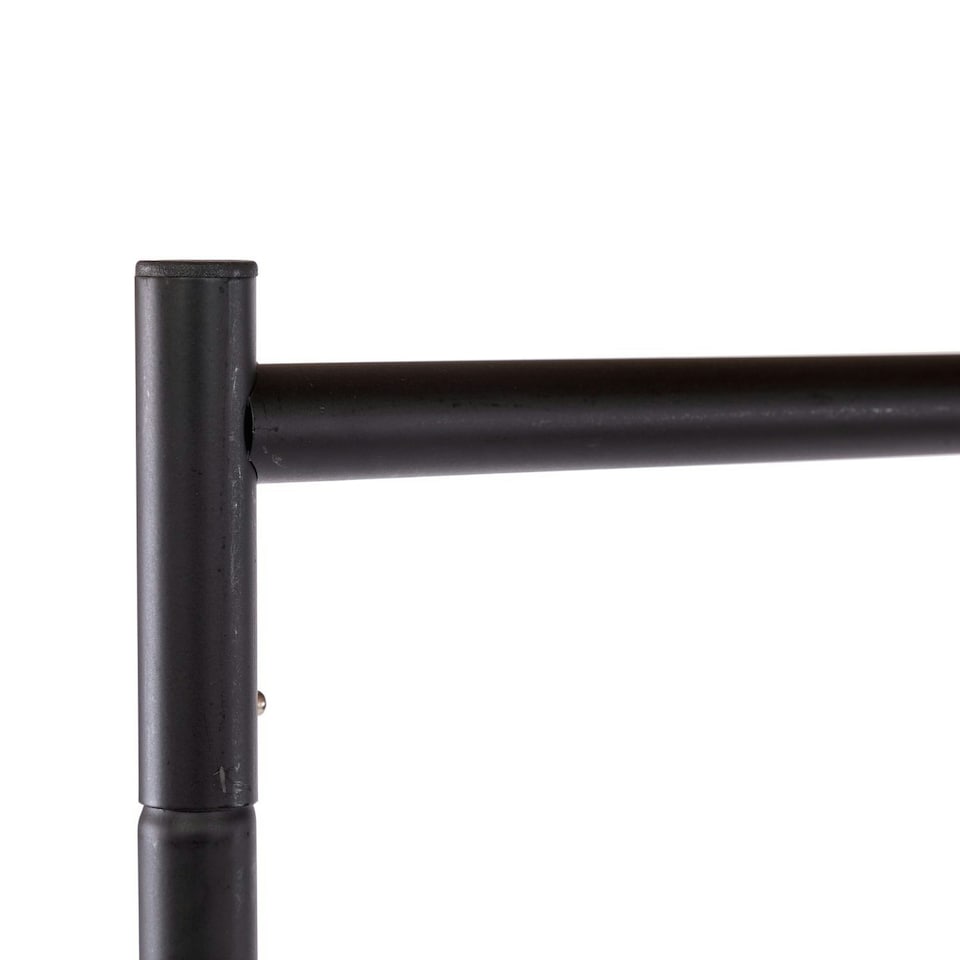 image 1 of Oypla 6ft Garment Clothes Rail Super Heavy Duty All Metal Black Black | One Size
