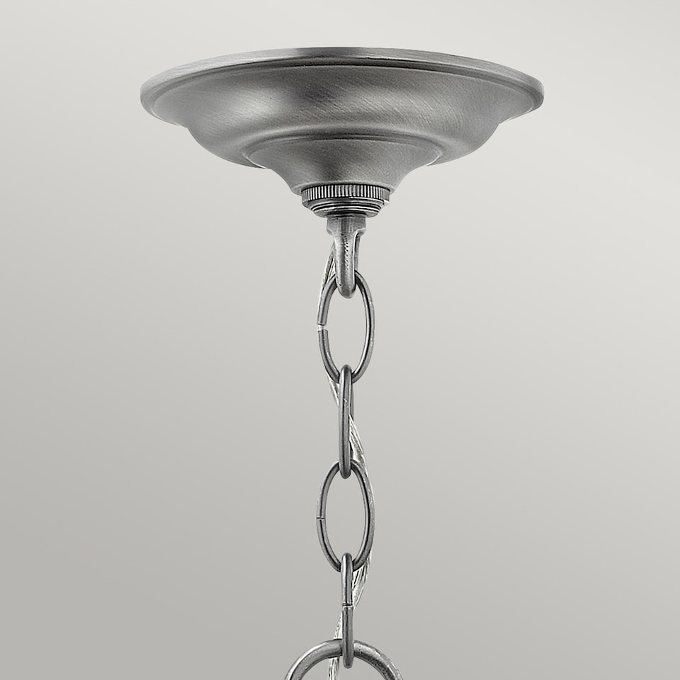 image 1 of Gentry 4 Light  Medium Ceiling Lantern Pendant Pewter, E14
