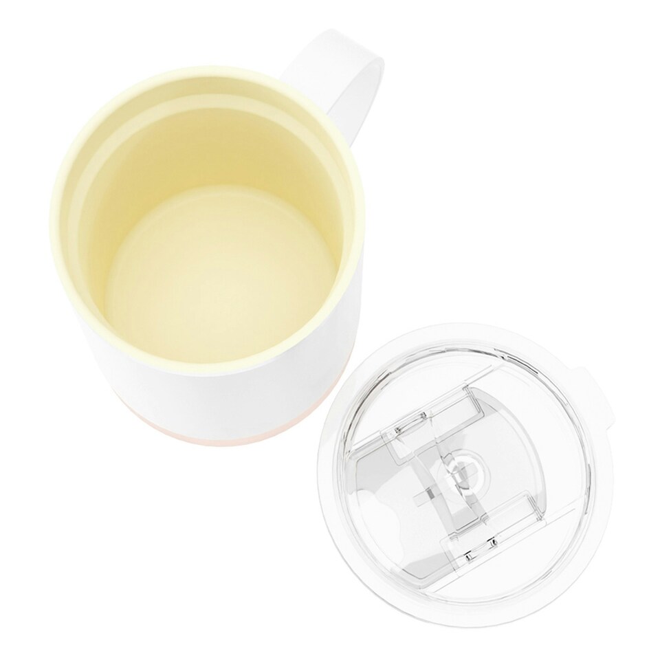 image 1 of Asobu Ultimate Stainless Steel Ceramic Inner Coating Mug 400ml Baby White