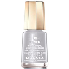 Mavala Breathable Mini Nail Polish Silver 5ml Silver