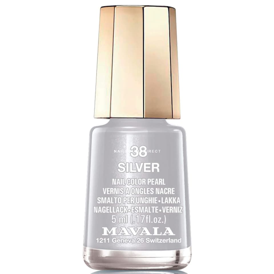 Mavala Breathable Mini Nail Polish Silver 5ml Silver