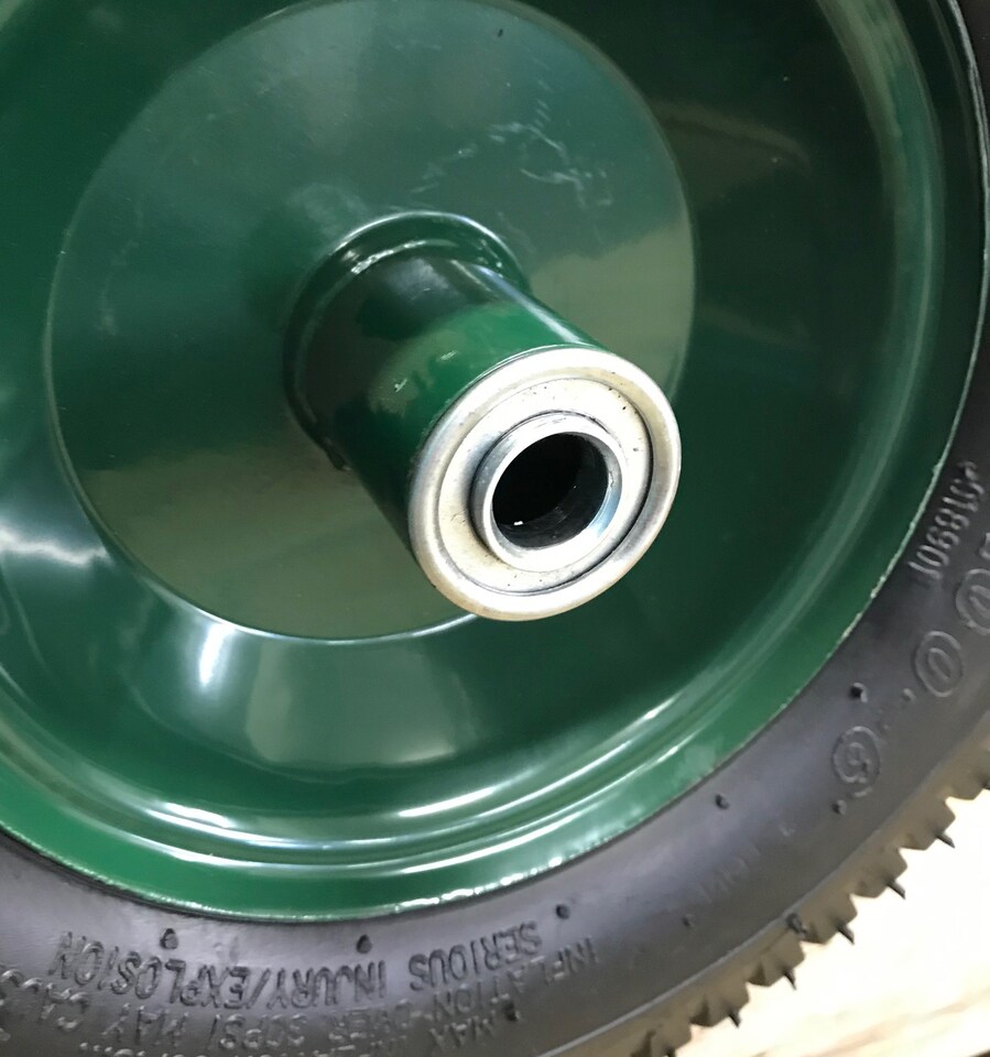 image 1 of Garden Trolley Cart Replacement Wheels (12 Inch - 30cm) - Pack of 2