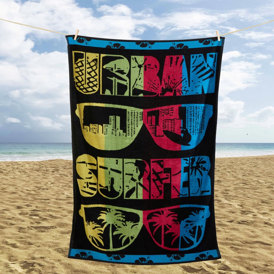 image 1 of Sunglasses Beach Towel 85x160cm Multi | One size