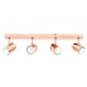 image 2 of ValueLights Rosie Spotlight Polished Copper Spotlight and GU10 Spotlight LED 5W Cool White 6500K Bulb