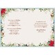 image 3 of Red Flowers And Bird Mum Large Handmade Christmas Card