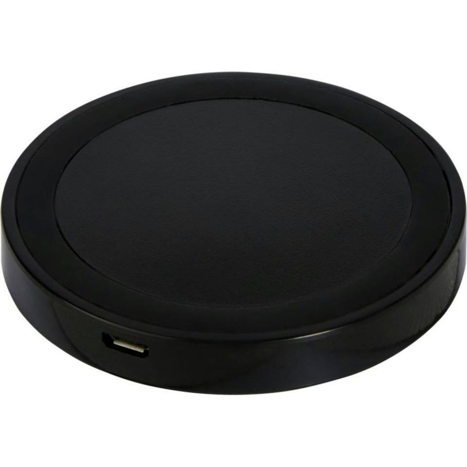image 1 of Bullet Wireless Charger Pad - Reflective Black/Solid Black - 6.96 cm