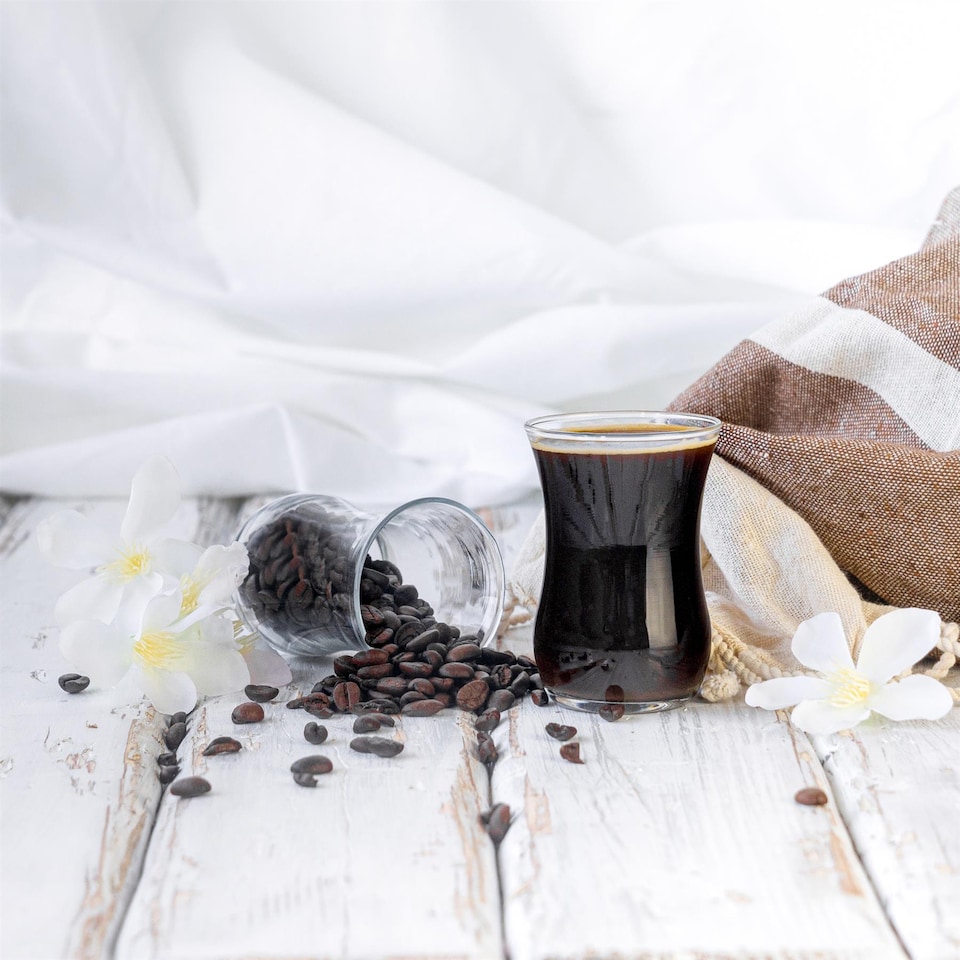 image 1 of LAV Klasik Turkish Tea Glasses - 115ml - Clear - Pack of 6