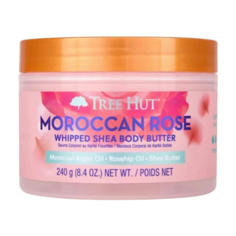 image 1 of Tree Hut Whipped Shea Body Butter Moroccan Rose 240g