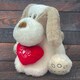 image 8 of Valentines Soft Toy Dog Puppy Holding Love Heart Plush Toy Brown Dog