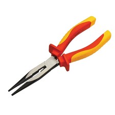 Faithfull Vde Long Nose Pliers - Multi Colour - 200mm (8in)