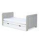 image 3 of Pembrey Cot Bed & Under Drawer - Convertible, Adjustable Mattress Base, Birth to 4 Years (Ash Grey & White)