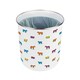 image 3 of Colourful Farm Animals Food Waste Caddy - Metal 2L Decorative Kitchen Compost Bin