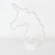 image 2 of Unicorn Shaped Neon Standing Light Centrepiece Table Decoration 30cm