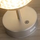 image 3 of RECHARGEABLE SILVER CRYSTAL TABLE LAMP Silver