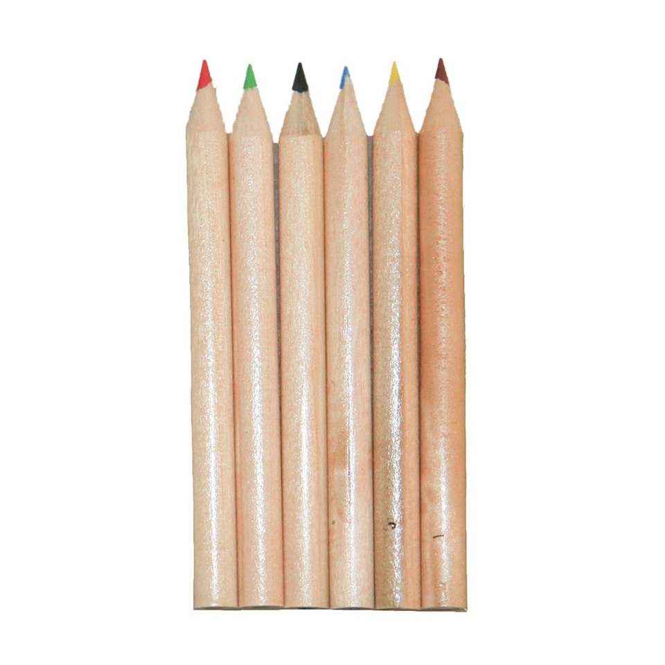 image 1 of Bullet 8 Piece Colouring Set - Brown - 9 x 7 x 1.4 cm