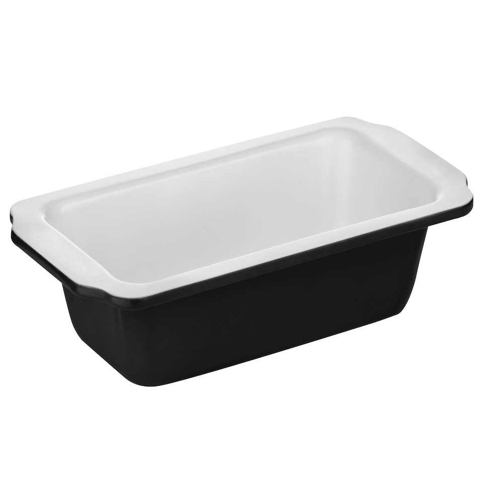 image 1 of Interiors by Premier Functional Design Black Loaf Tin, Non-Stick Carbon Steel Bread Tin For Even Baking, Durable Black