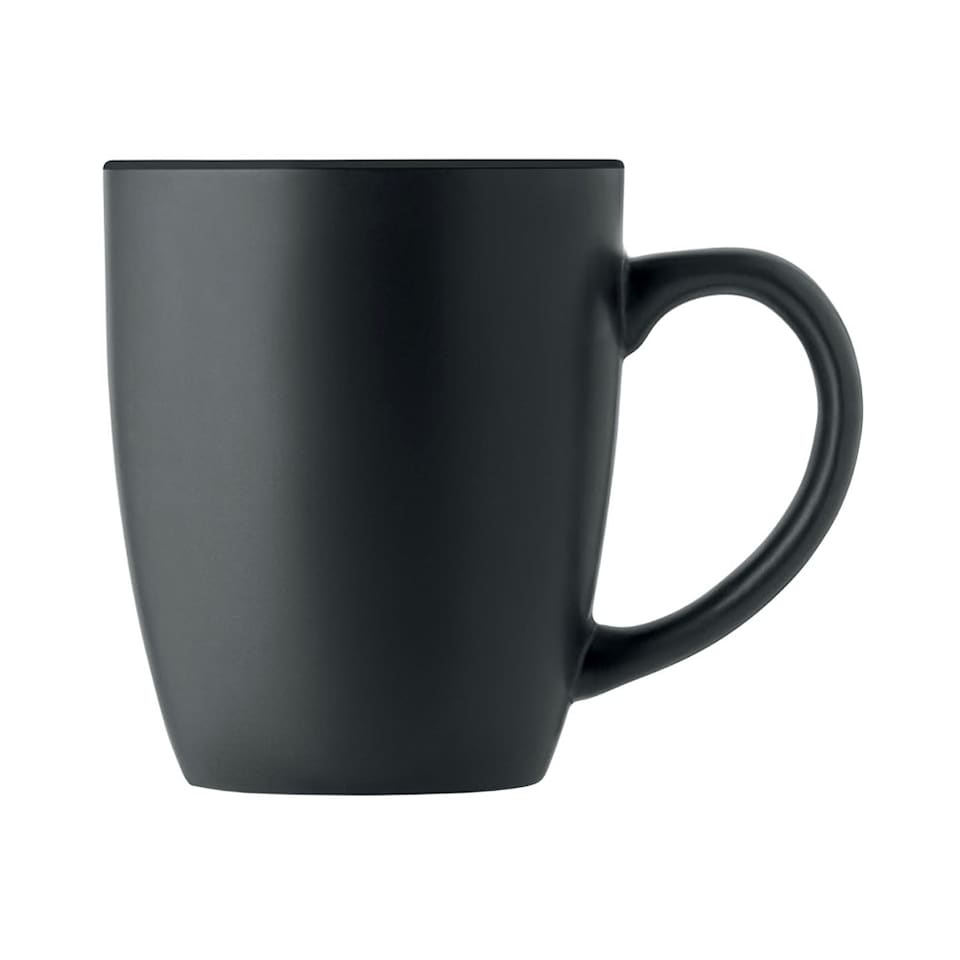 image 1 of MidOcean Lim Two Tone Ceramic 0.29L Mug - Black - One Size