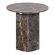 image 1 of Naxos Round Side Table In Marron Marble